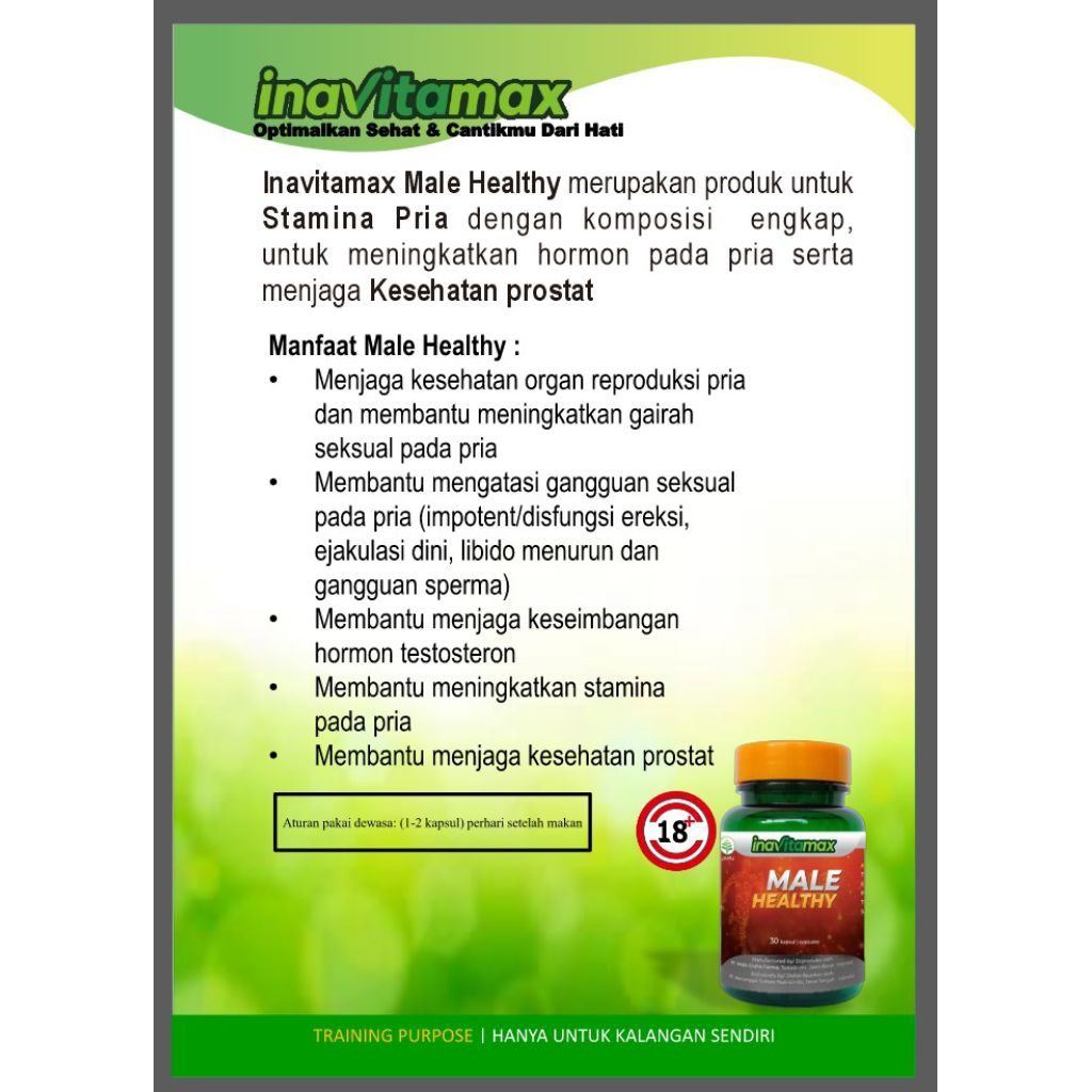 INAVITAMAX MALE HEALTHY 30