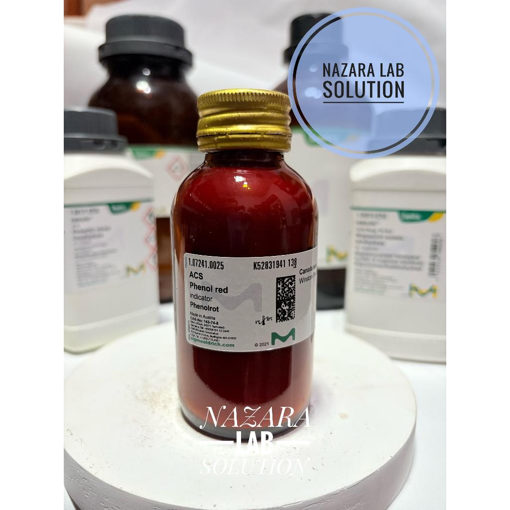 PHENOL RED INDICATOR 25gr MERCK 107241 / FENOL MERAH Pro Analis