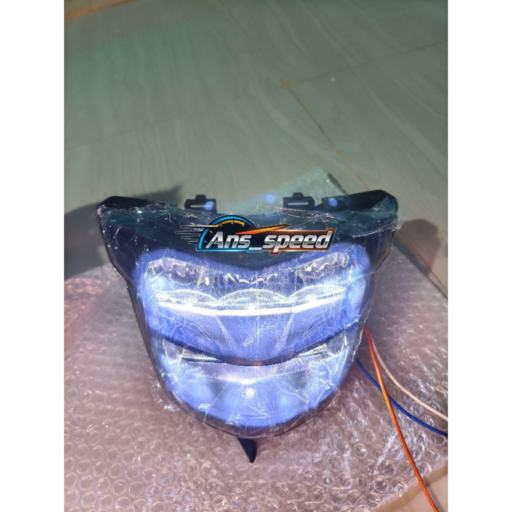 LAMPU DEPAN SIM LED YAMAHA MX NEW LC135 V1