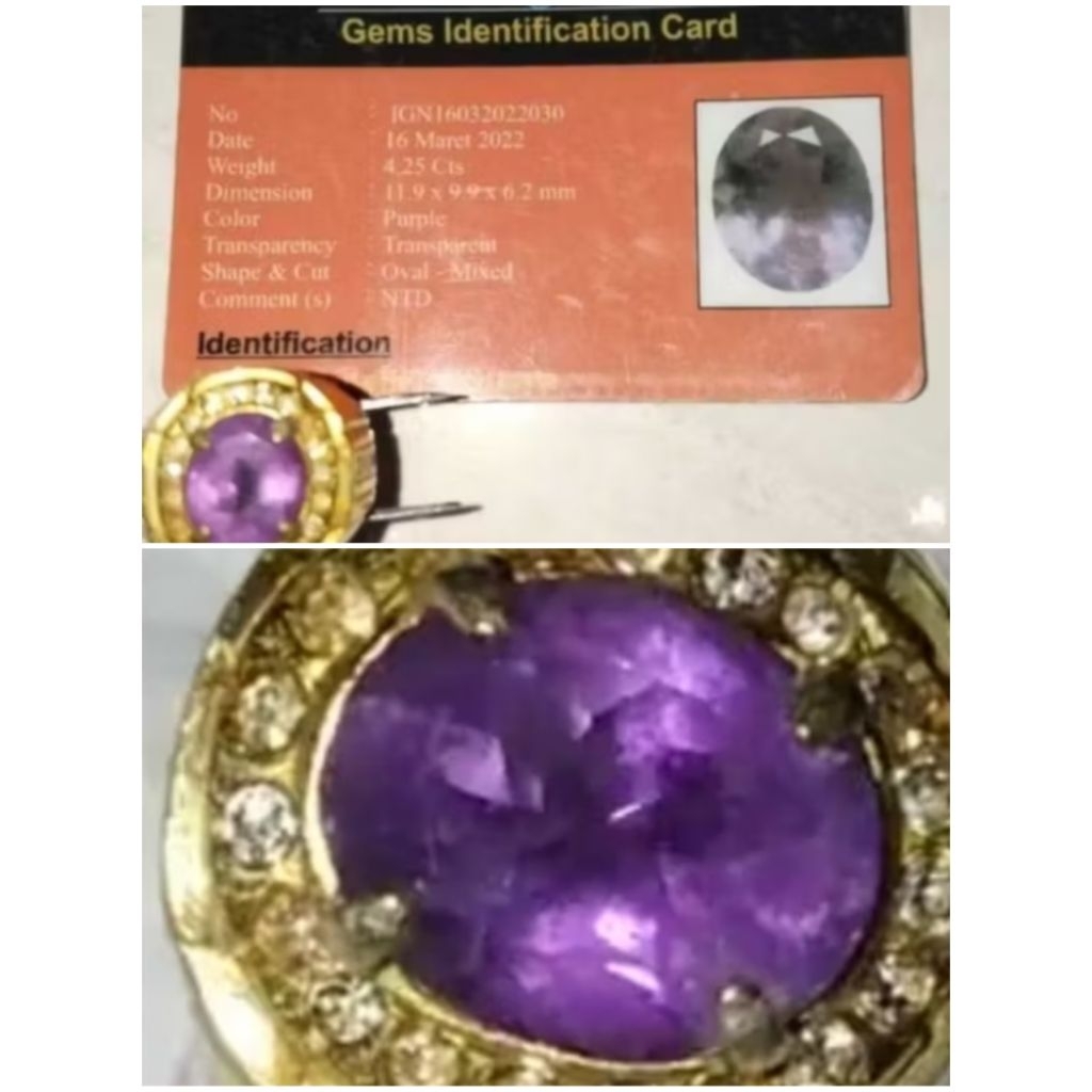 Natural Amethyst Quartz + memo kode ; 46