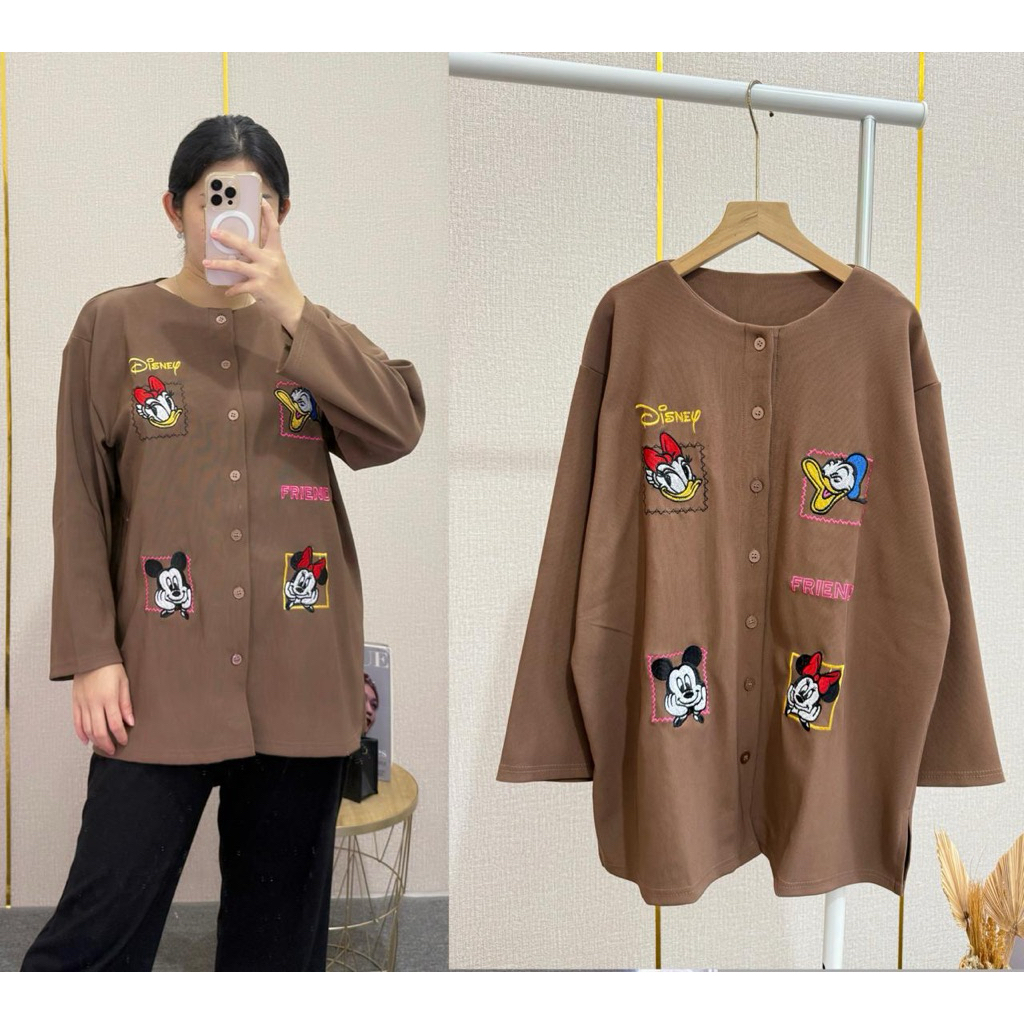 NONACELLINE || Cardigan knit wanita || Kaos lengan panjang wanita