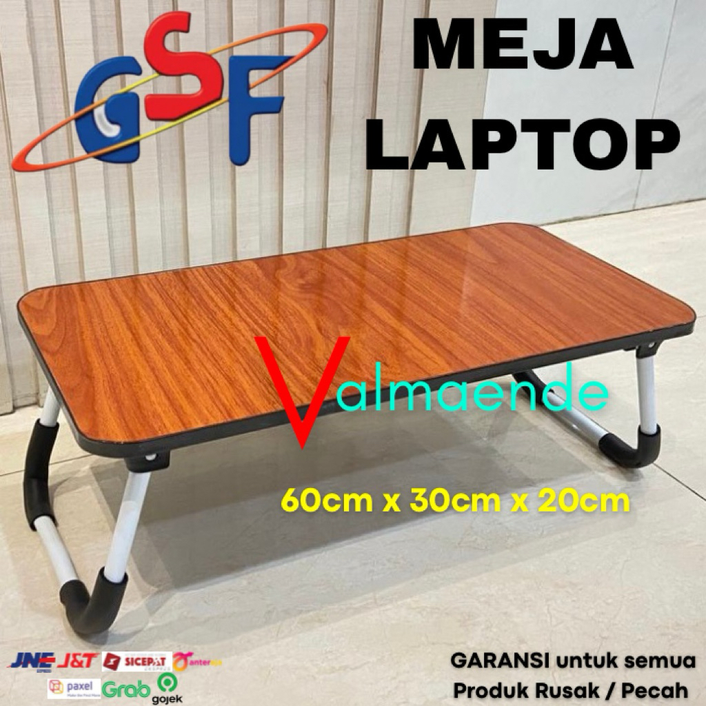 Meja Laptop Portable Meja Lipat Meja Belajar Anak Serbaguna 60x40cm GSF 1087 1187