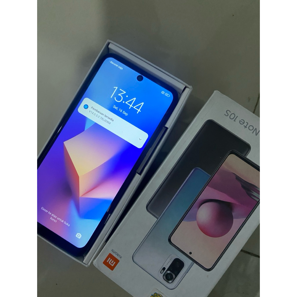 HP SECOND REDMI NOTE 10S RAM 4/64 FULSET RESMI ORIGINAL