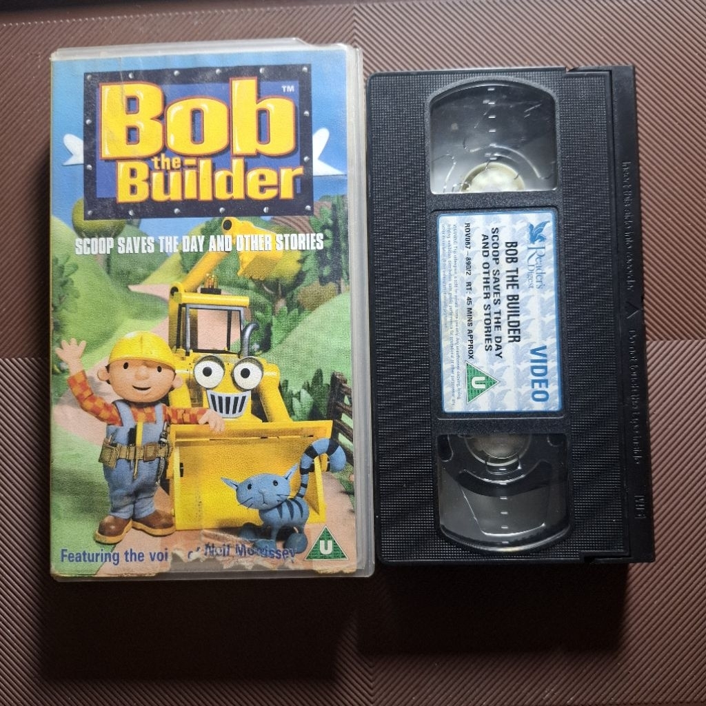 Kaset Vhs Film Bob The Builder Second