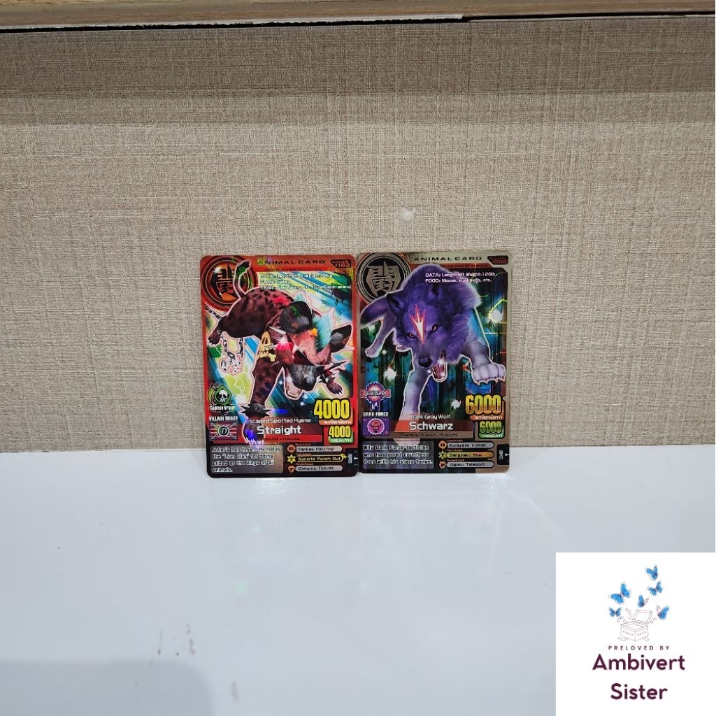 [ PRELOVED ] Koleksi Mainan Kartu Trading Card Game TCG Animal Kaiser