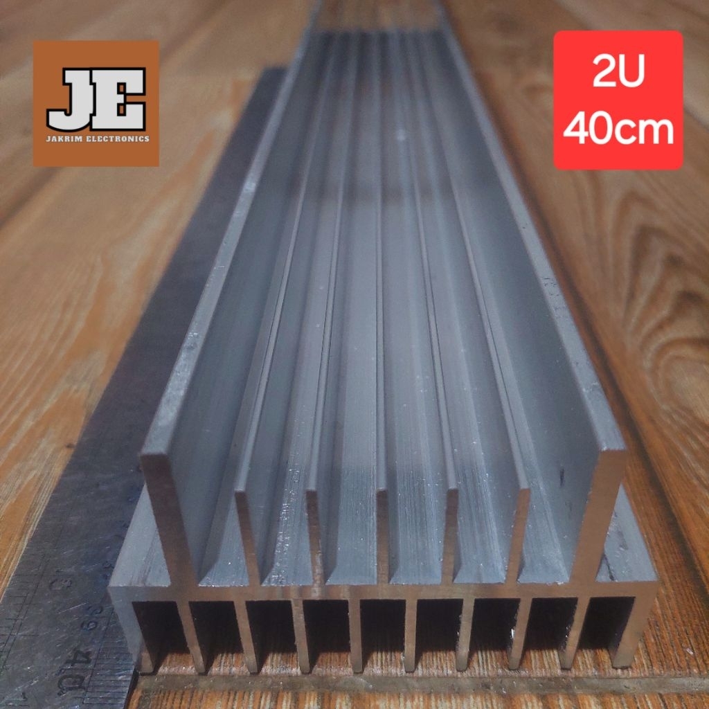 Heatsink Headsink 2U 40cm Pendingin Transistor Super Tebal