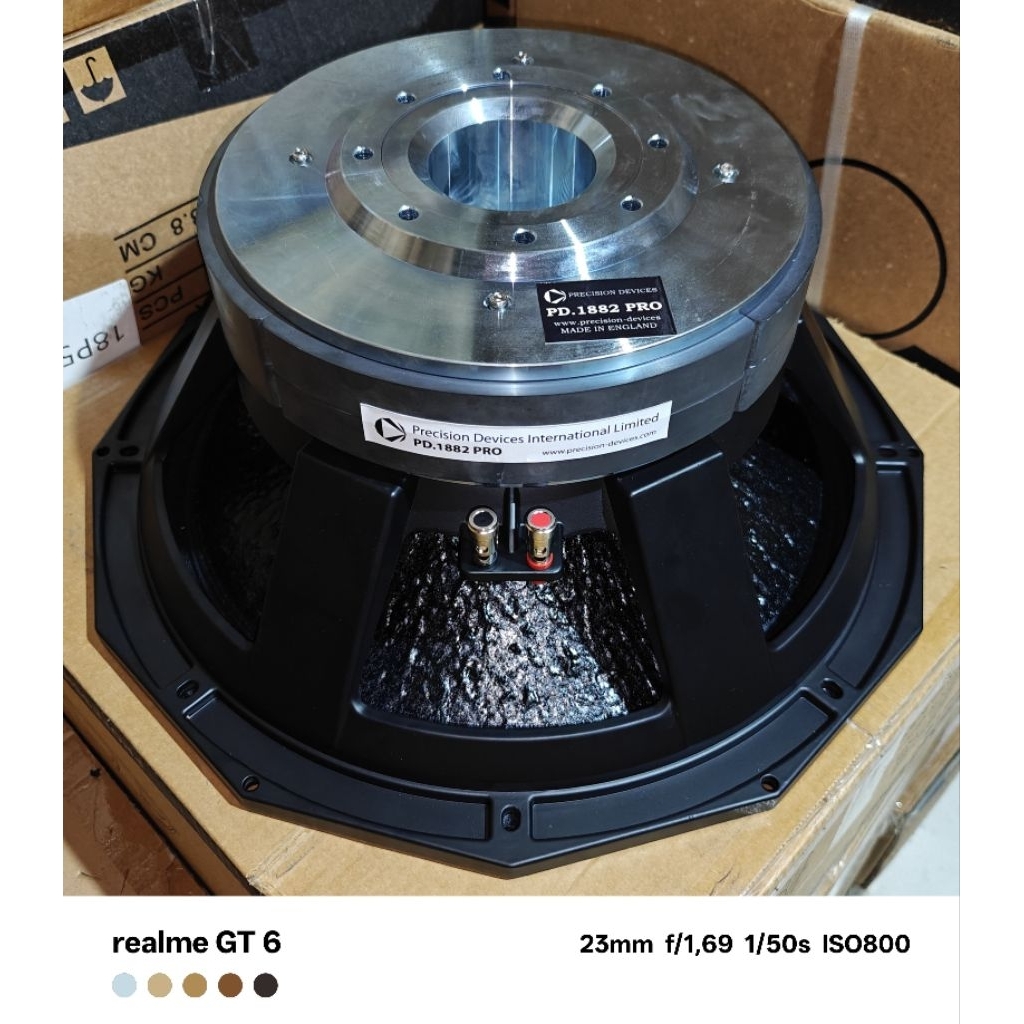Komponen Speaker / 18 Inch / PD1882 Pro / VC 5 IN / Precision Devices PD 1882 Pro Double Magnet PD18