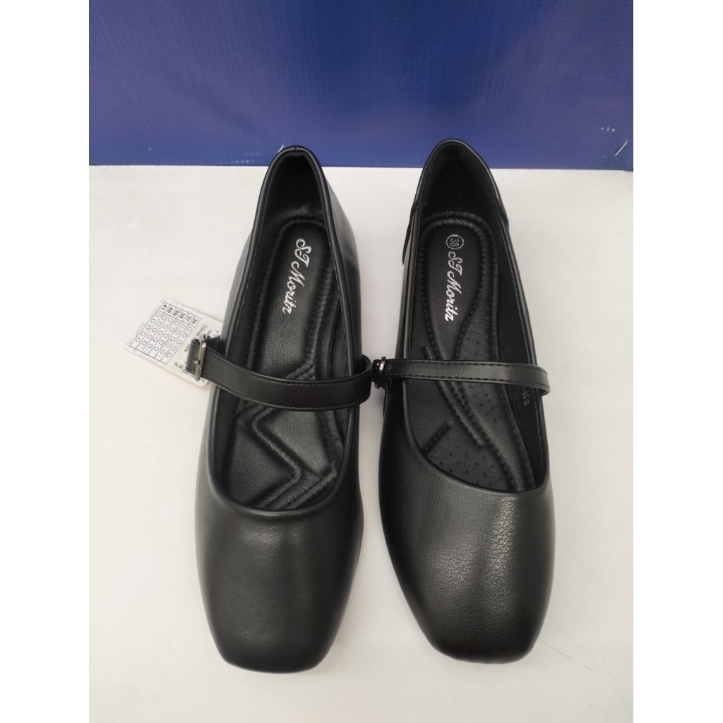 SEPATU PANTOFEL SEKOLAH WANITA ST MORITZ SIZE 36-40