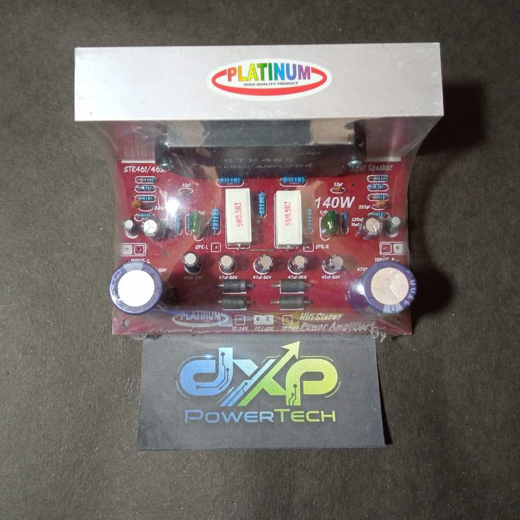 POWER AMPLIFIER HIFI STEREO 140W SANYO STK463-465 by PLATINUM