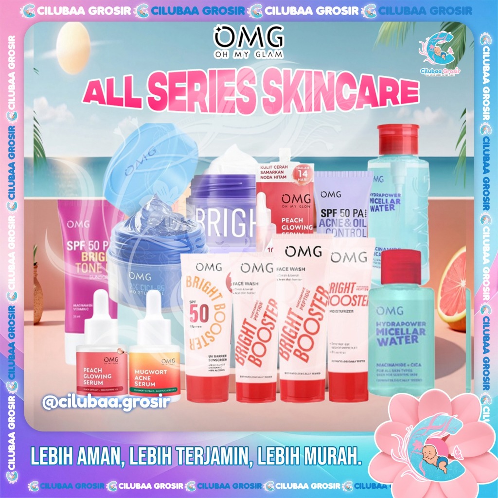 OMG Oh My Glow Skincare All Series || Moisturizer || Face Wash || Serum || Sunscreen || Micellar Wat