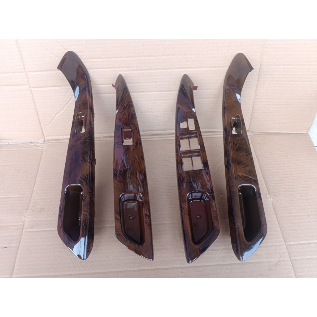 Panel wood panel Panel pintu Toyota innova lama Motif kayu original