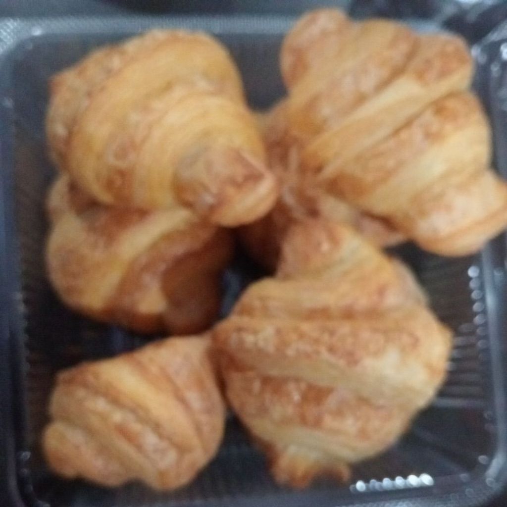 mini Croissant, roti manis coklat, roti manis keju, roti manis coklat keju, roti manis susu vanila, 
