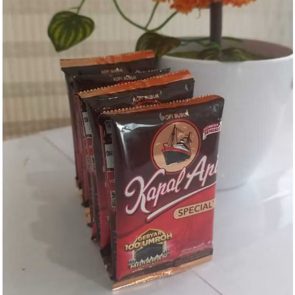 Kapal Api (Tanpa Gula) Isi10Sachet @6Gr