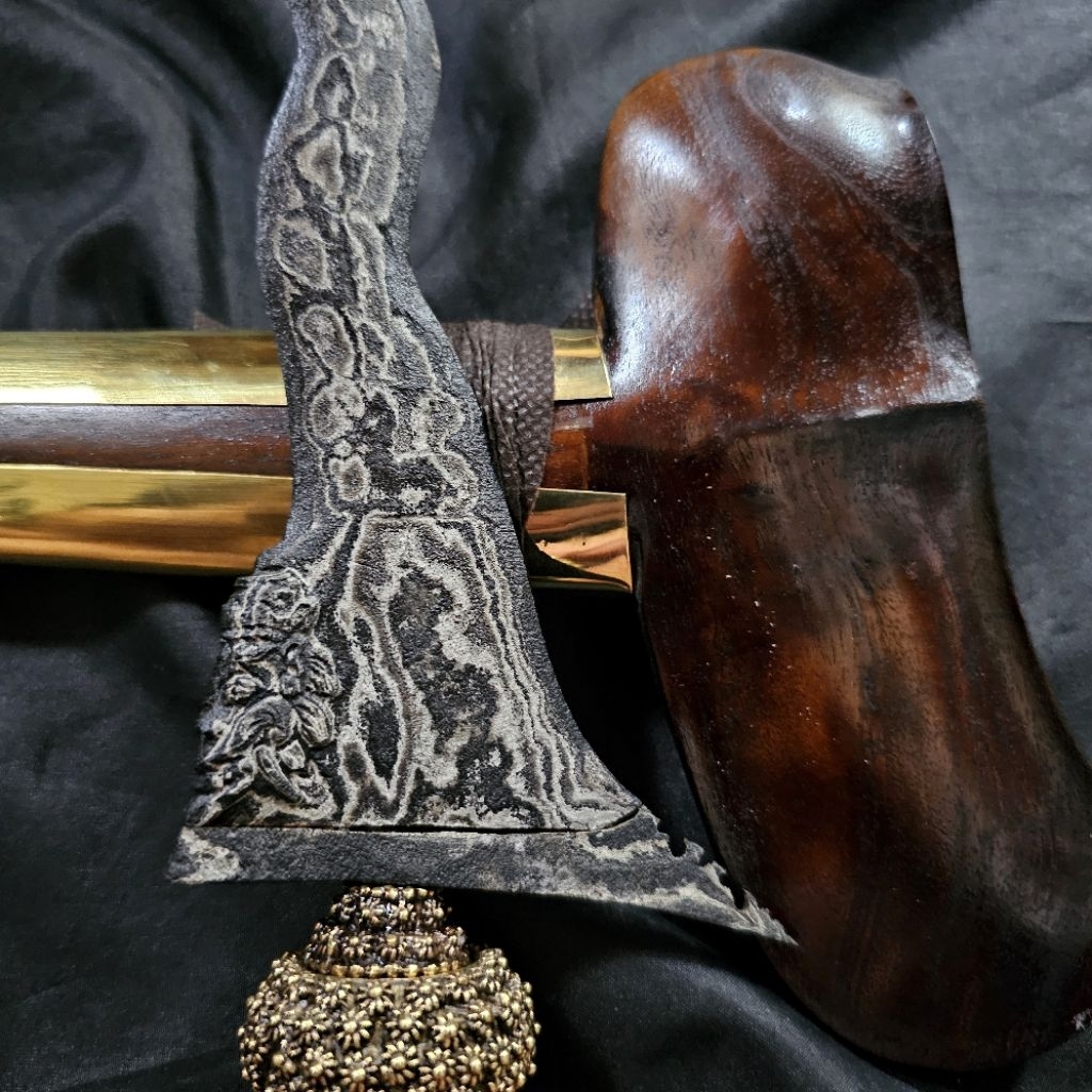 Keris Makoro Luk 13 Pamor Uler Lulut