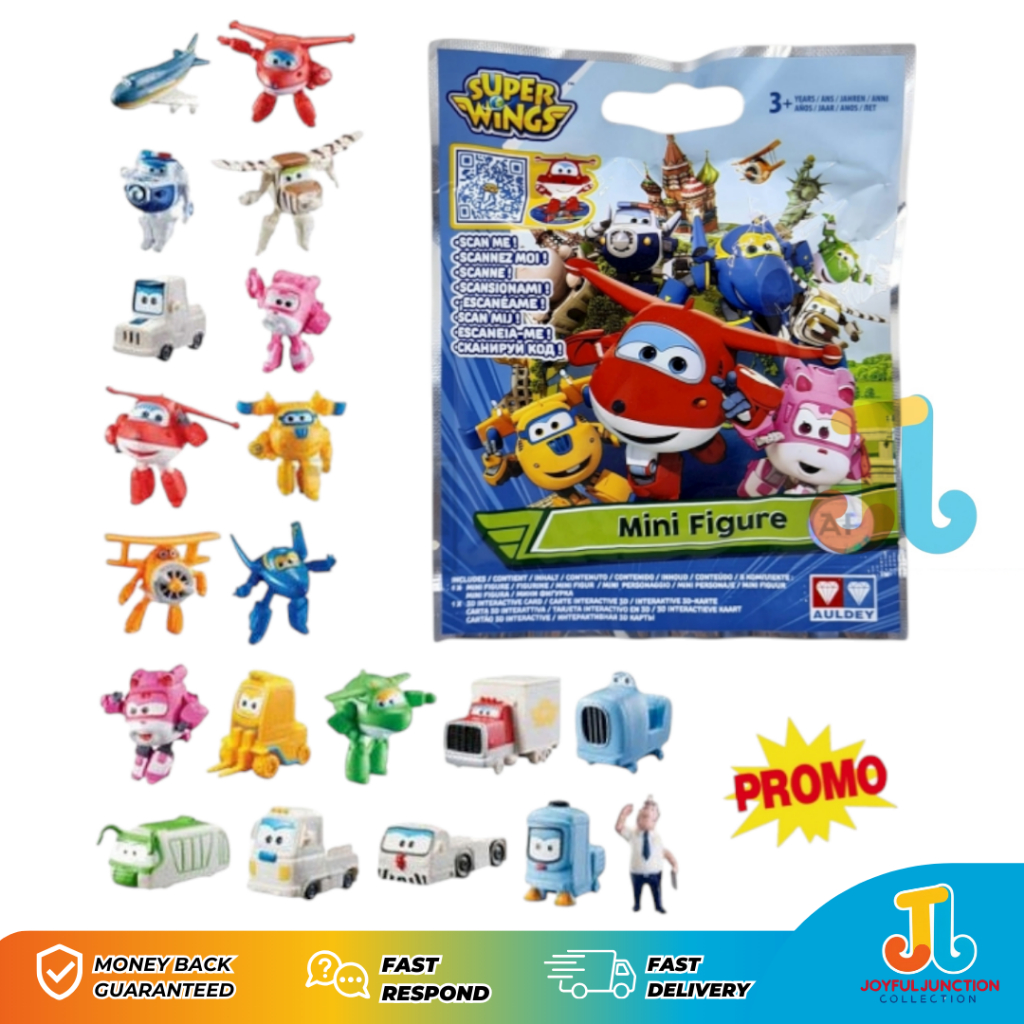 Mainan Super Wings Mini Figure Blind Bag - Mainan Koleksi Anak - Audley