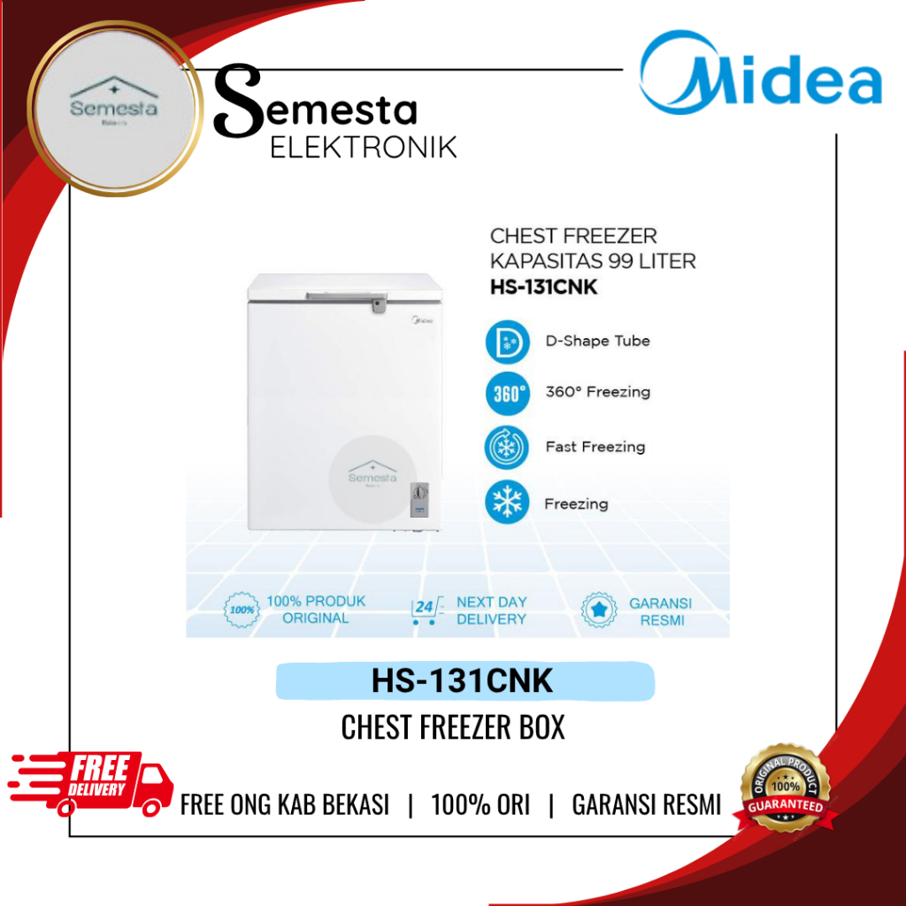 Midea HS-131CNK Chest Freezer
