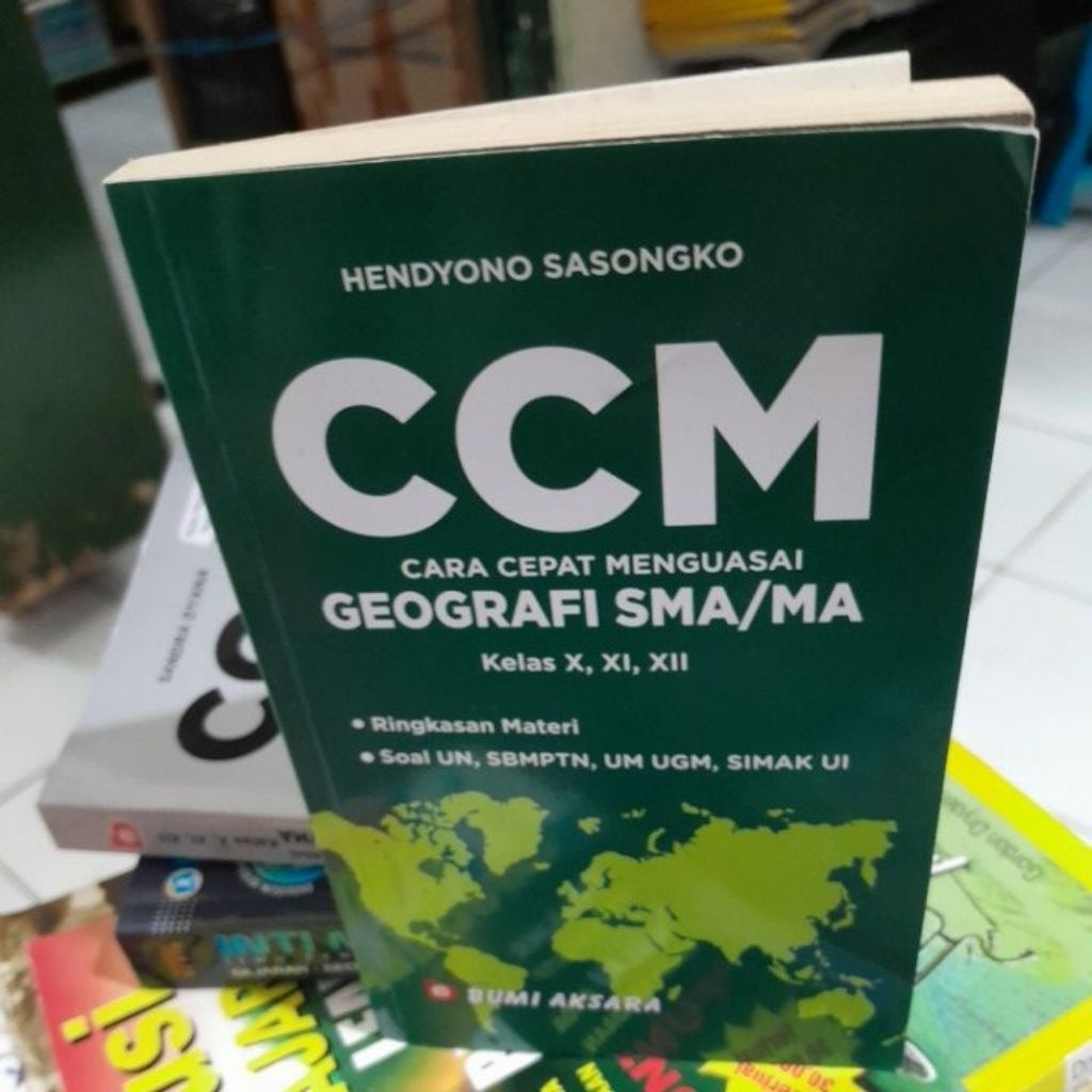 CCM GEOGRAFI SMA/MA KELAS X,XI,XII BUKU SECOND ORIGINAL
