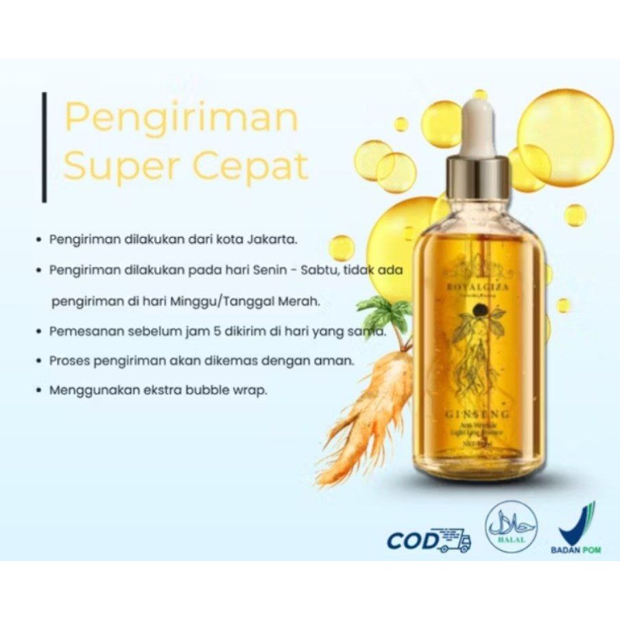 Esensi anti kerut ginseng Ginseng serum wajah Ginseng gold