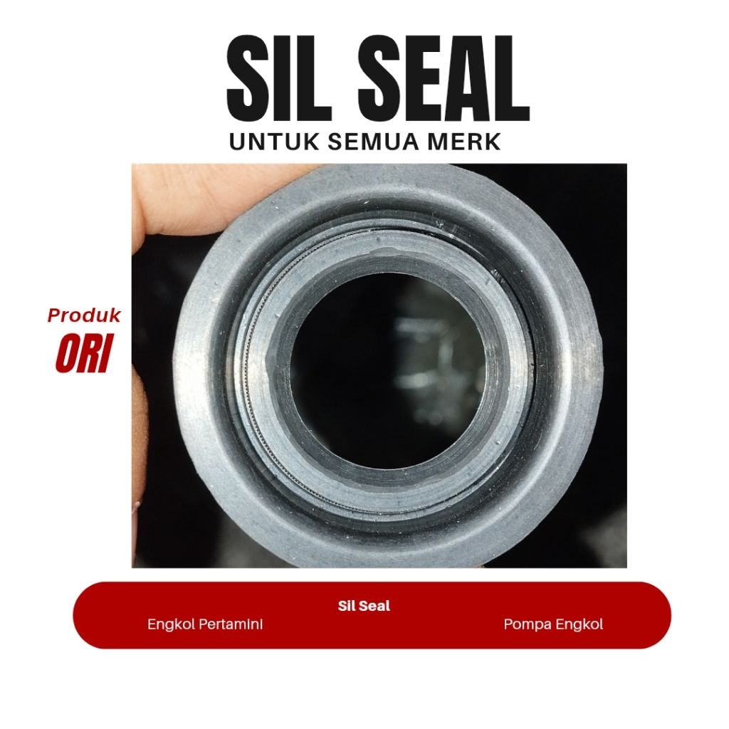 Karet Sil Seal Pompa Engkol Pertamini Manual Sil
