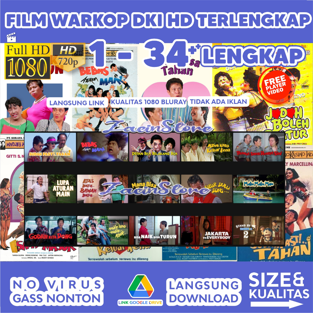 FILM WARKOP DKI HD LENGKAP film klasik indonesia Pilem