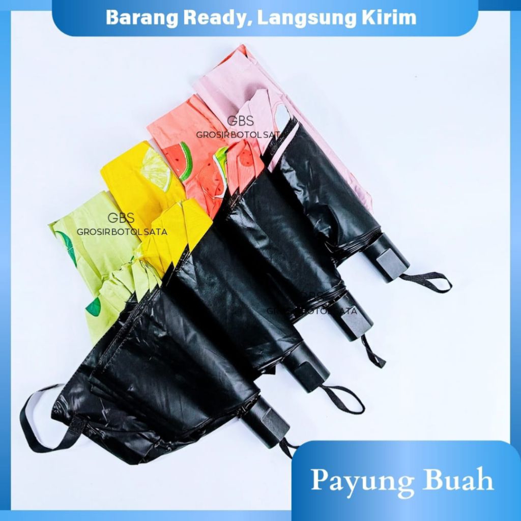 PAYUNG LIPAT MOTIF BUAH / PAYUNG LIPAT / PAYUNG BUAH