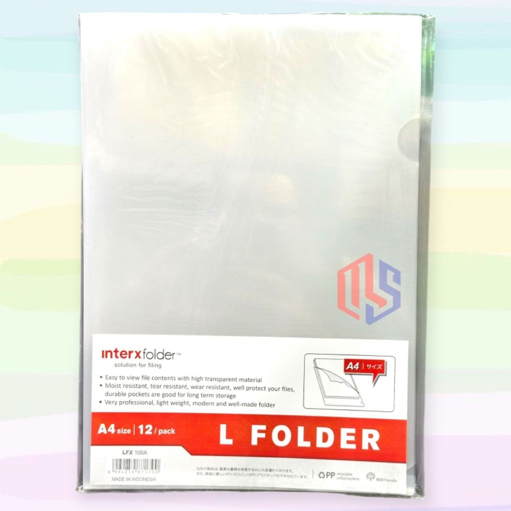 Map L / Map Plastik / Clear Sleaves A4 INTER X (Pack)