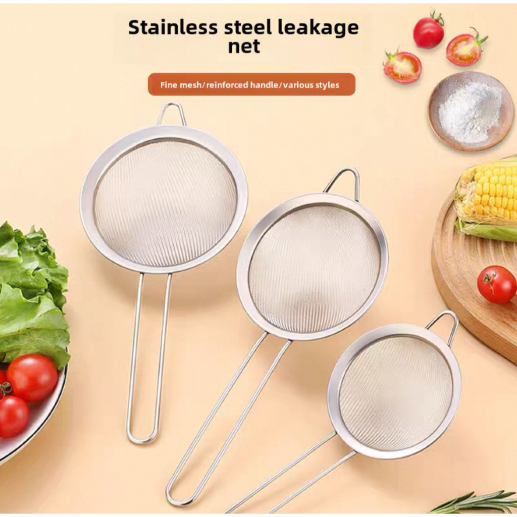 Saringan Kopi Teh Stainless Jaring Halus / Saringan Mpasi Matcha 20 cm