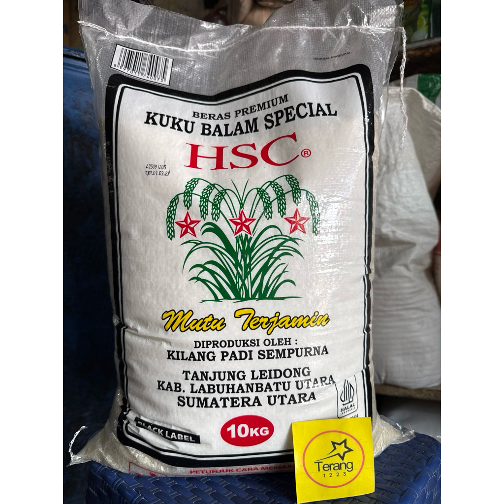 Beras HSC Black Premium Kuku Balam Special 10kg