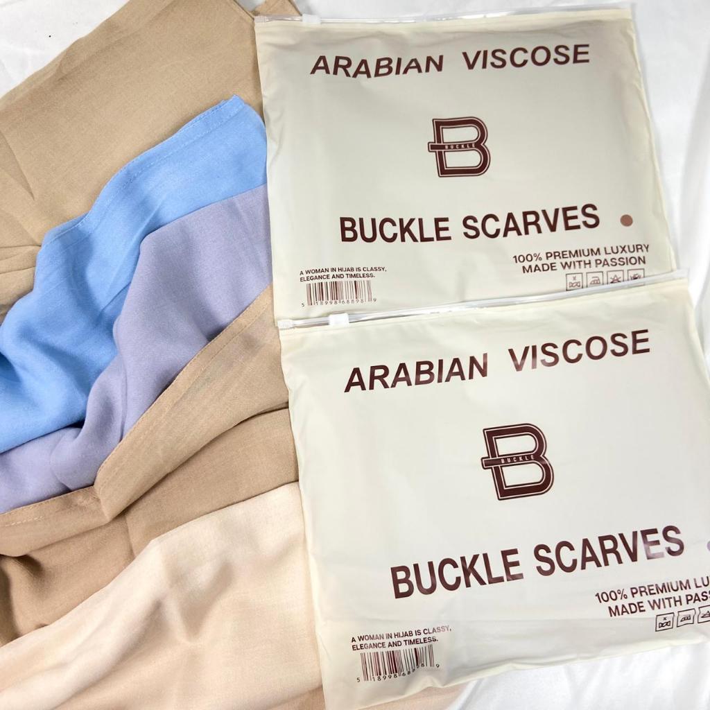 Hijab BUCKLE SCARVES Arabian Viscose Pashmina Azara 70 x175 cm