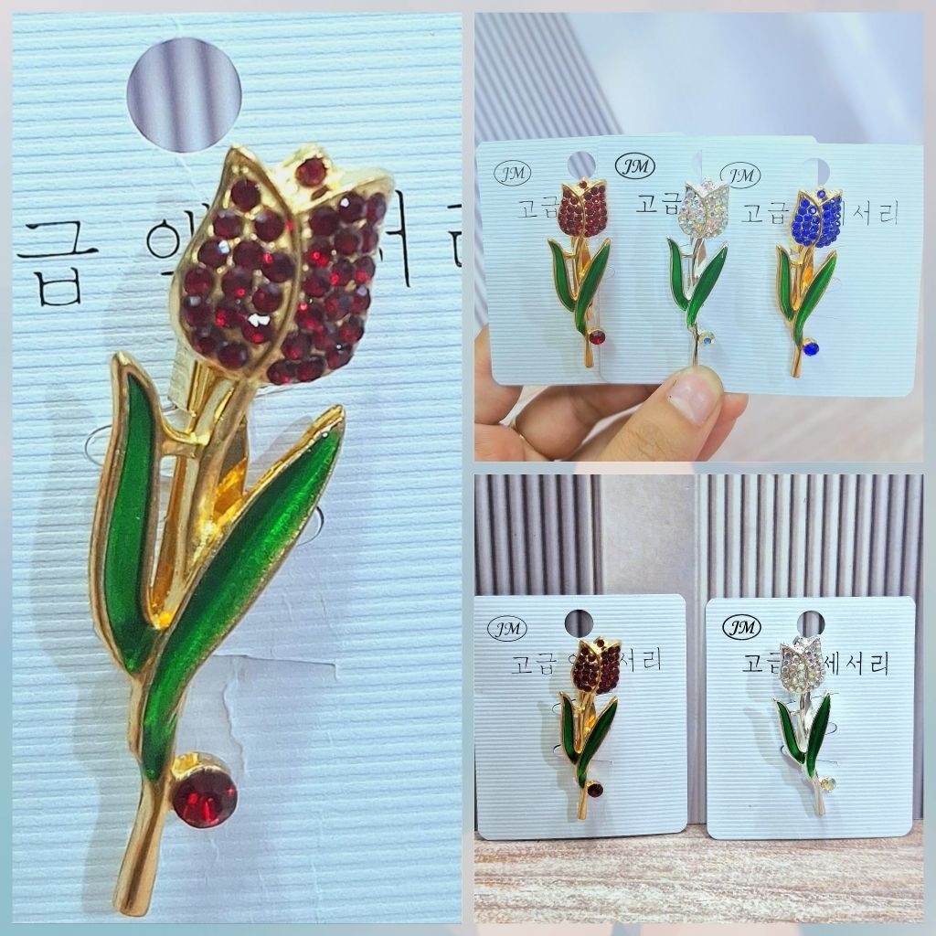 Bros hijab/ bros jilbab bunga tulip