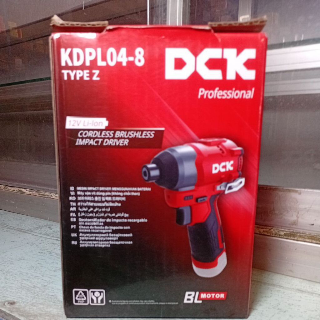 Brushless Impact Driver Cordless DCK KDPL04-8 Z 12V Bor Obeng KDPL 04-8 KDPL04-8Z Unit Only