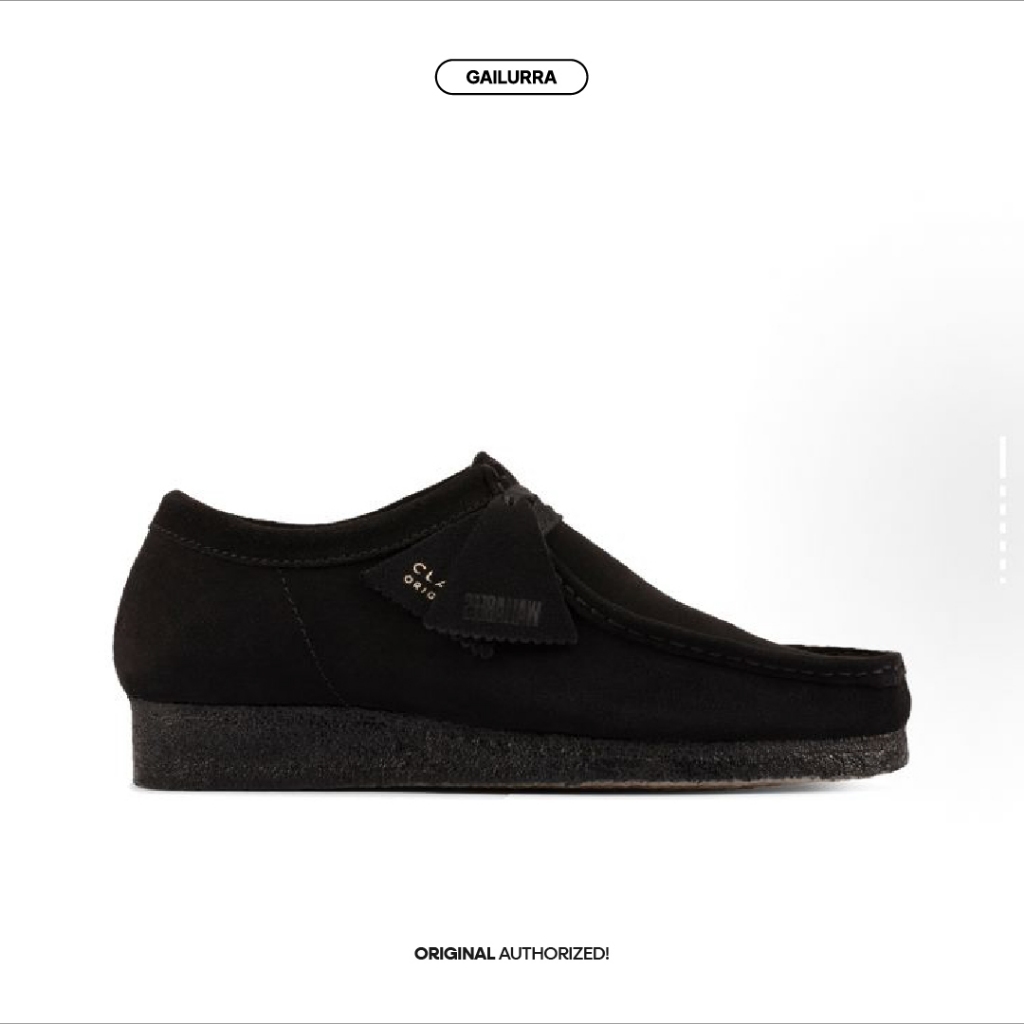 Clarks Wallabee Black Suede Original
