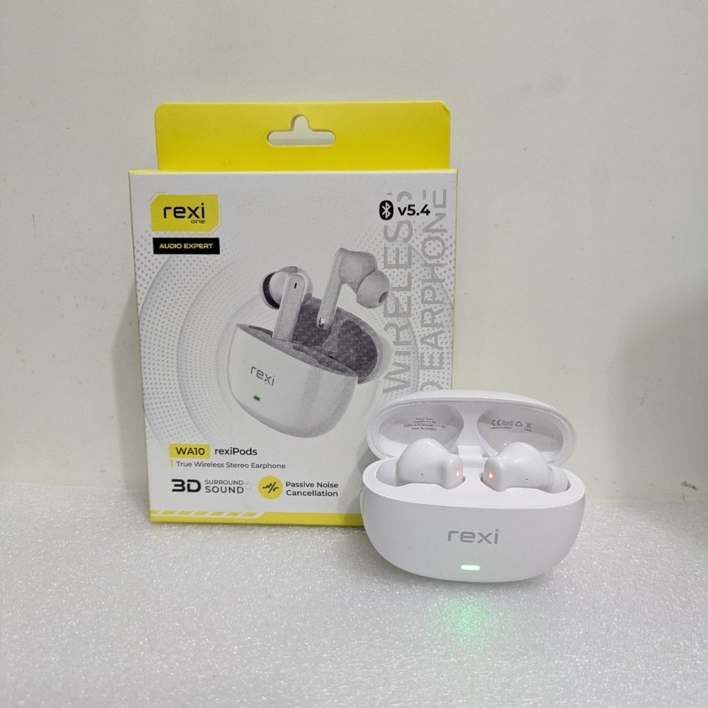 REXI WA10 True Wireless Stereo Earphone 3D SURROUND SOUND 5.4