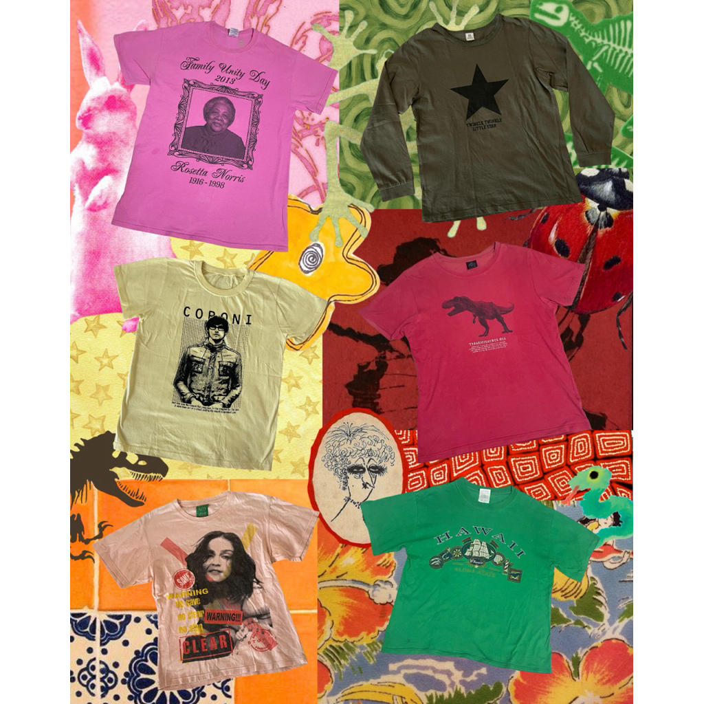 T-SHIRT INDIE STYLE | Y2K | KAOS VINTAGE PRIA | UNISEX | OUTFIT SKENA