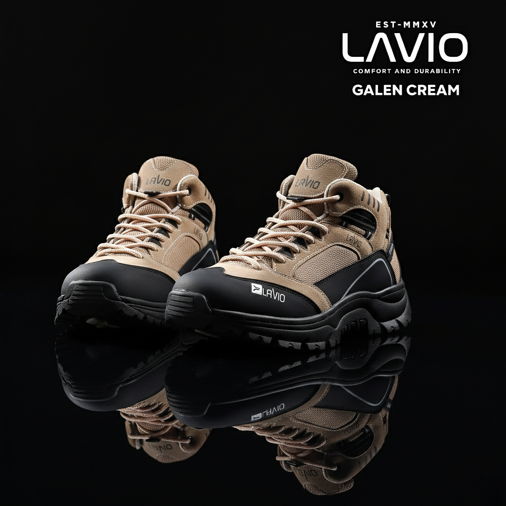 Safety Shoes Lavio Galen - Sepatu Safety Ujung Besi Kerja Proyek Outdoor