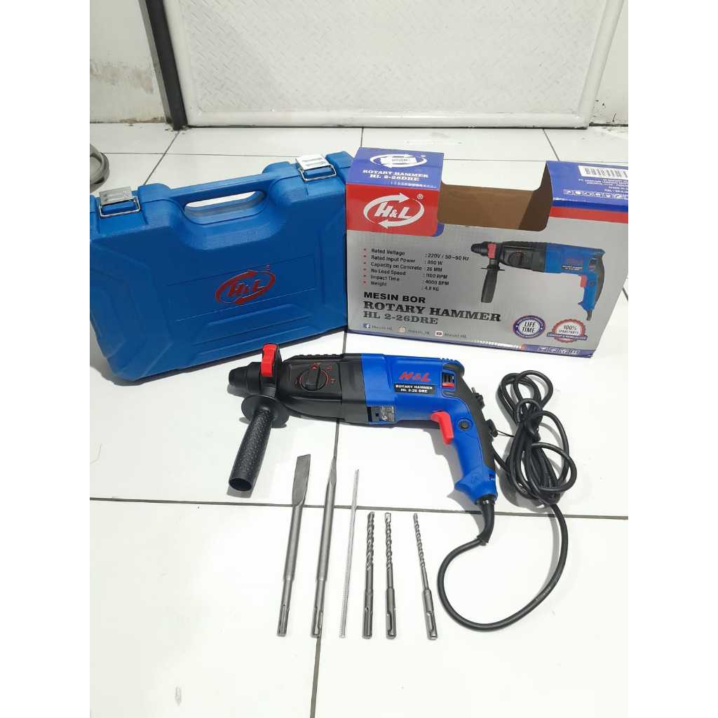 Mesin Bor ROTARY HAMMER H&L HL 2-26 DRE