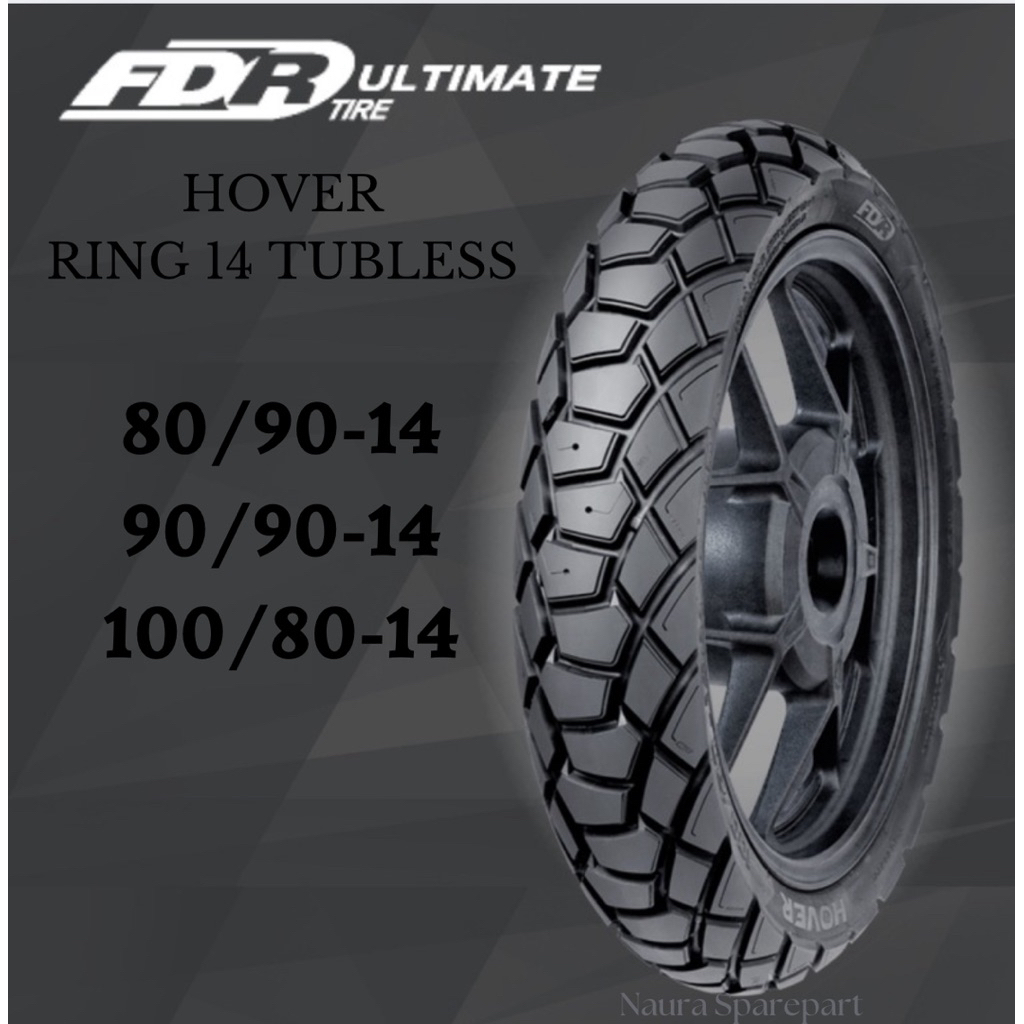 BAN LUAR FDR HOVER RING 14 TUBLESS DUAL PURPOSE WITH COMPOUND