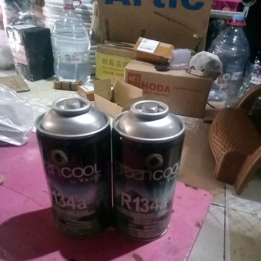 R134a green cool kaleng 390 gram 134a greencool