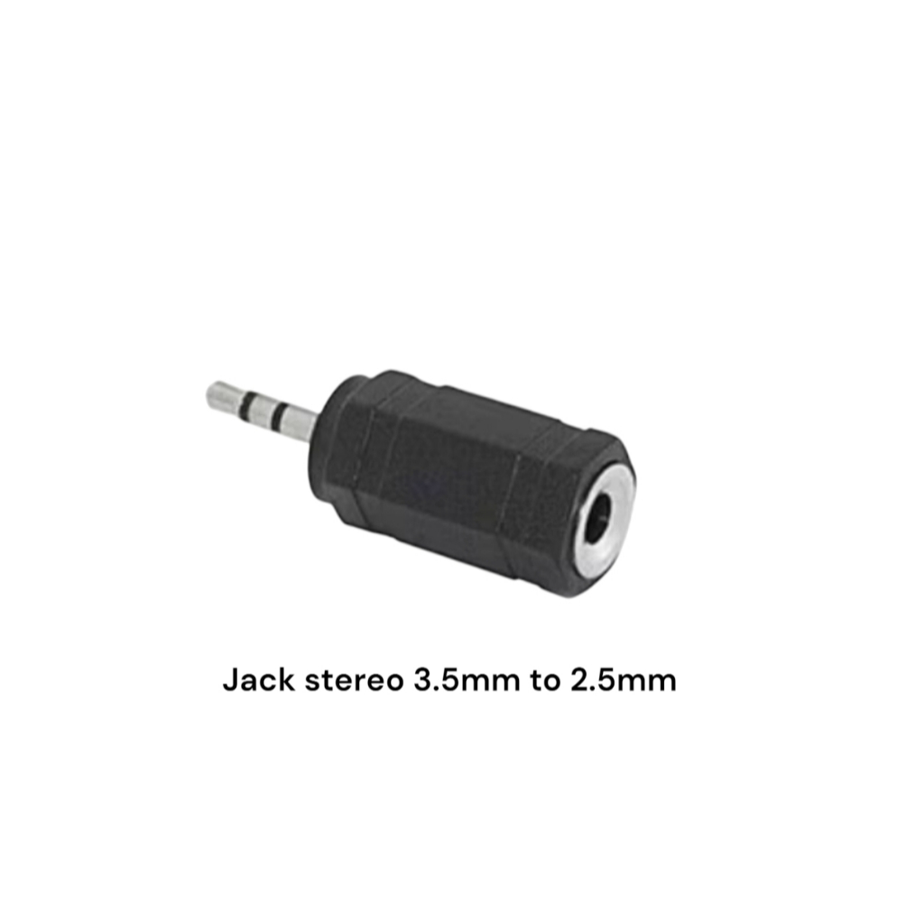 Jack stereo 3,5mm to 2,5mm