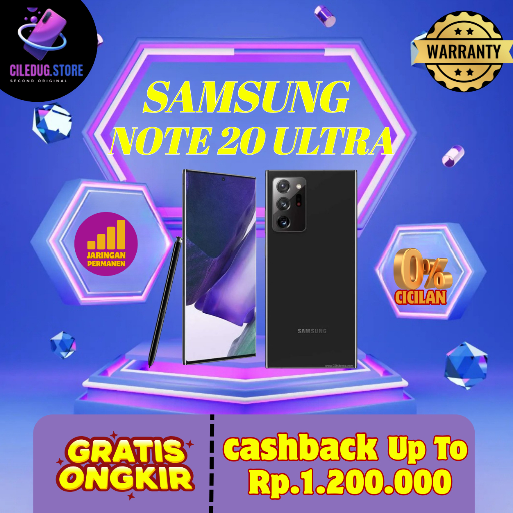 SEIN Samsung Galaxy Note 20 Ultra 5G SEIN 12/512GB 12/256GB | 4G 8/256GB Second Fullset Original Ind