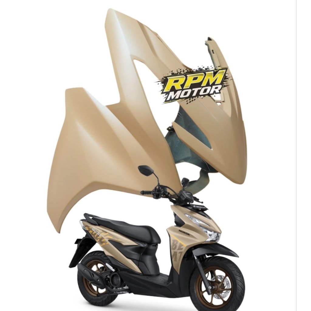 Cover Front Tameng Body Depan Beat Street New Donat Ring 12 2024-2025 K1AL Brown