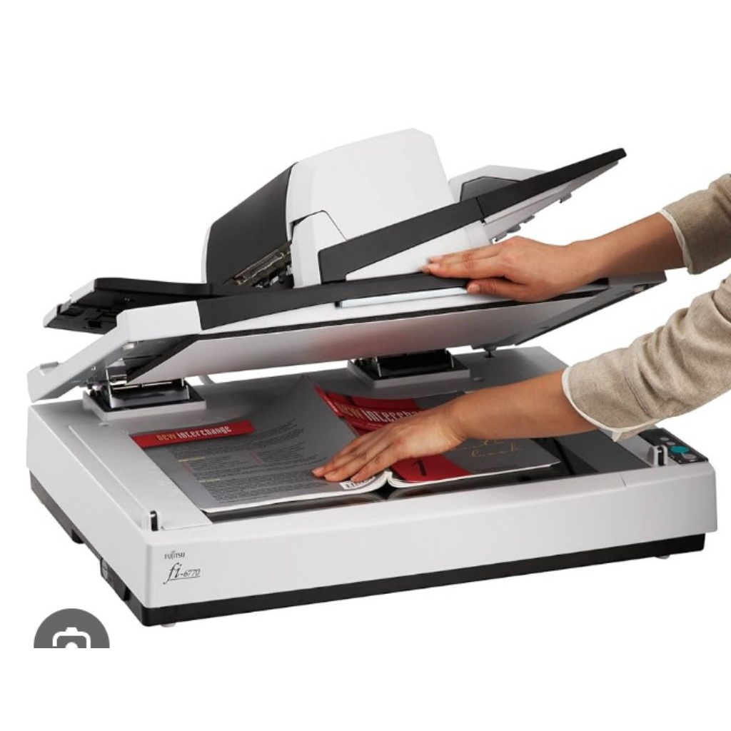 Scanner A3 Fujitsu fi-6770  S Second Original |   Siap Pakai, Mesin Kantor Heavy Duty