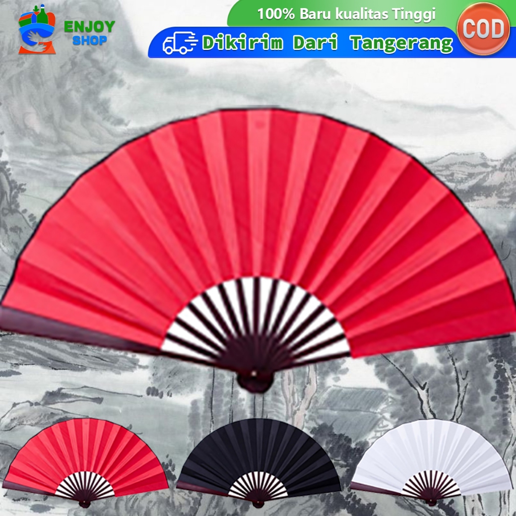 Kipas Lipat Cina Kipas Lipat Polos Kuno Kipas Tangan Kuno Kipas Tangan Kipas Lipat Sutra