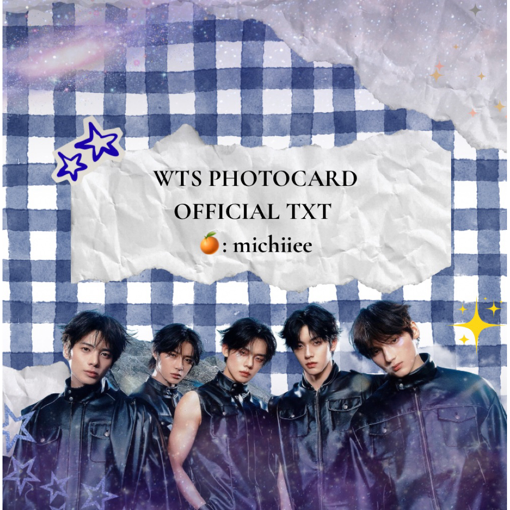 TXT OFFICIAL PHOTOCARD + ALBUM ONLY