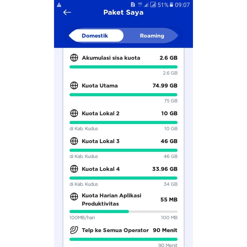 kartu XL vip extra combo disc 90%