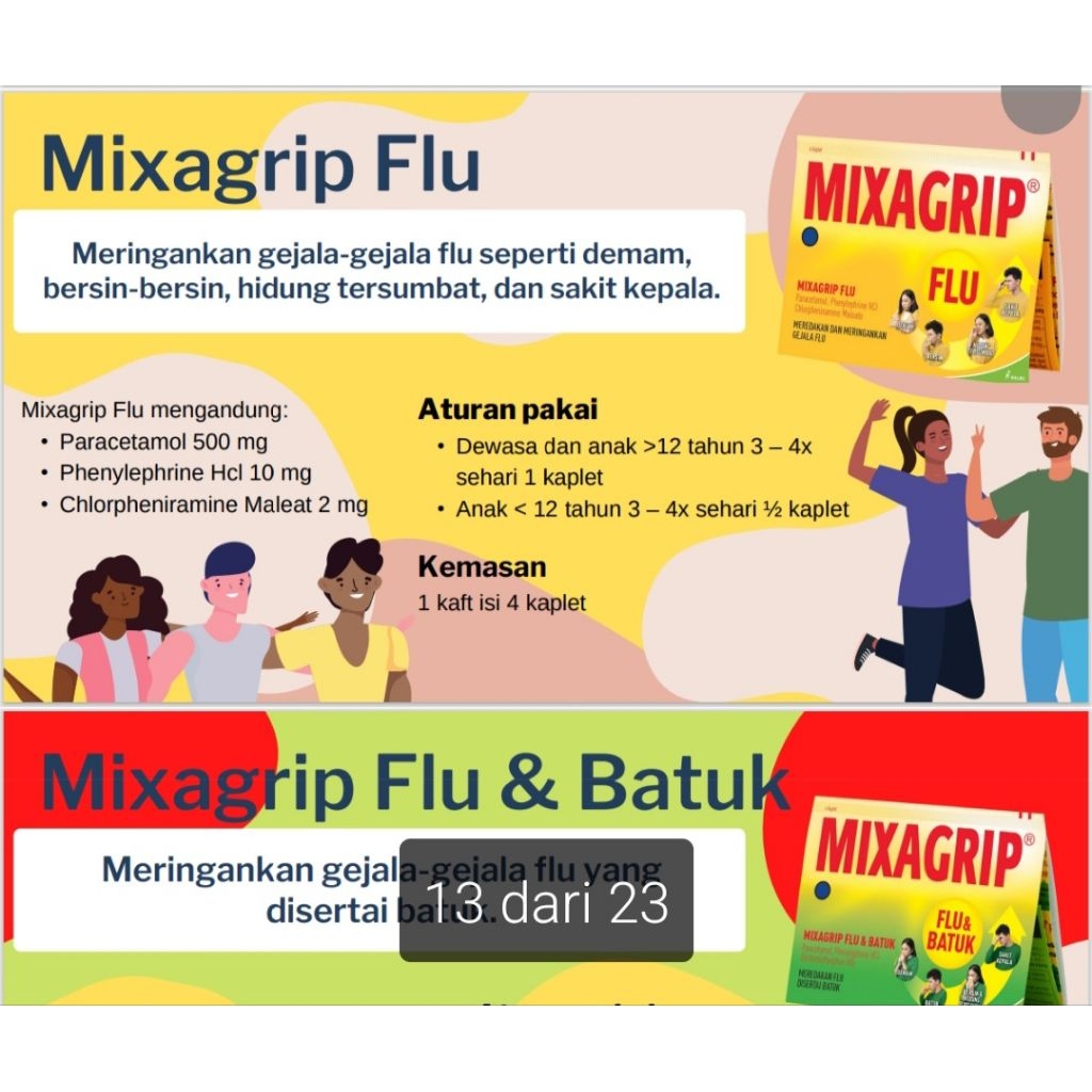 mixagrip flu dan batuk