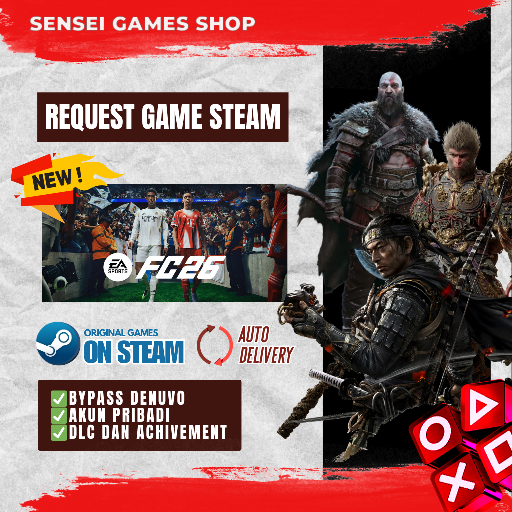 [BONUS STEAM KEY] REQUEST GAME STEAM MASUK LIBRARY AKUN PRIBADI / PRIVATE GAME STEAM LIFETIME