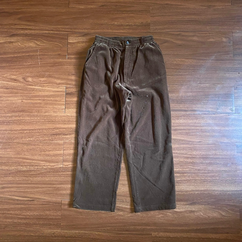 Brown Corduroy Pants Baggy Fit Second Preloved