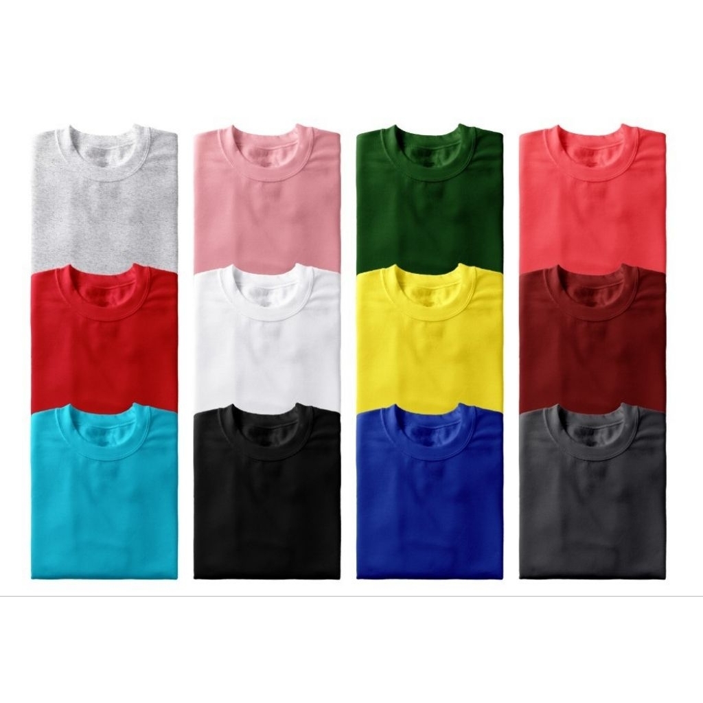 CUCI GUDANG Kaos polos lengan pendek cotton combed