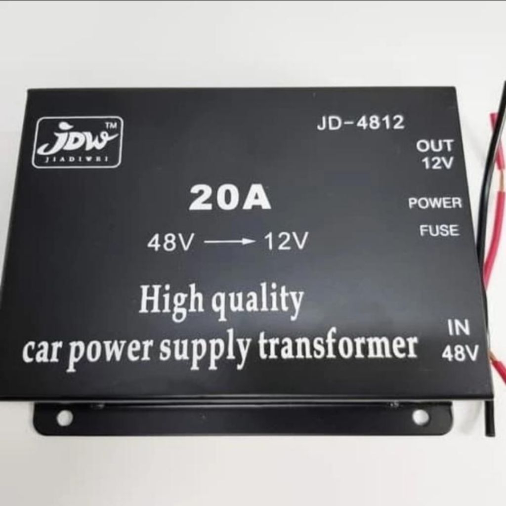 Converter step down JDW ORI DC 48V to 12V 20A /  step down DC  48Volt - 12Volt  20 Ampere.